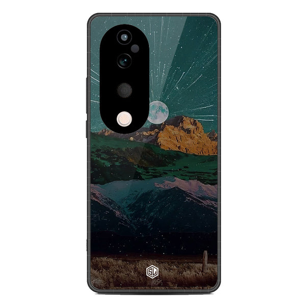 Mountains Wanderlust Series Soft Phone Case - Metal Case - Design 3 - Vivo S19 Pro