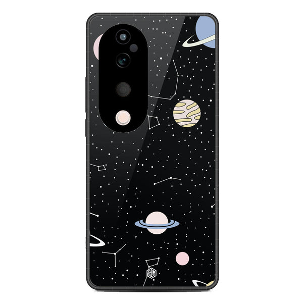 Space Series Soft Phone Case - Metal Case - Design 1 - Vivo S19 Pro