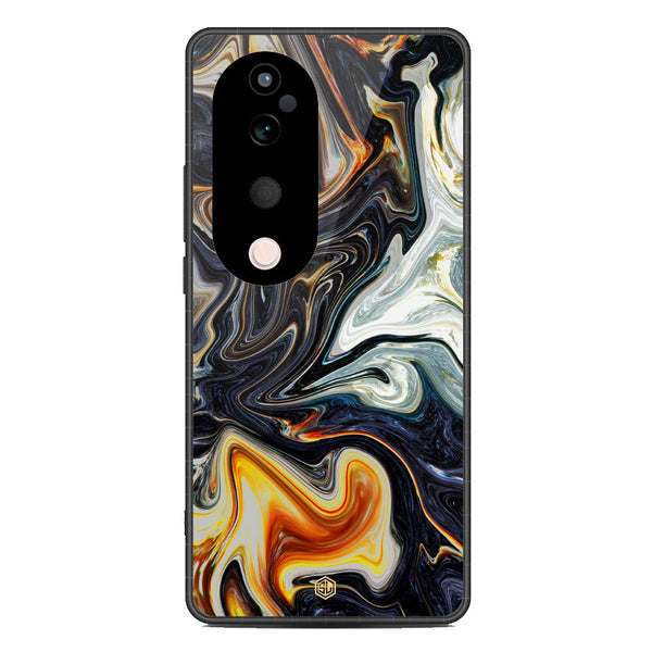 Marble Series Soft Phone Case - Metal Case - Design 1 - Vivo S19 Pro