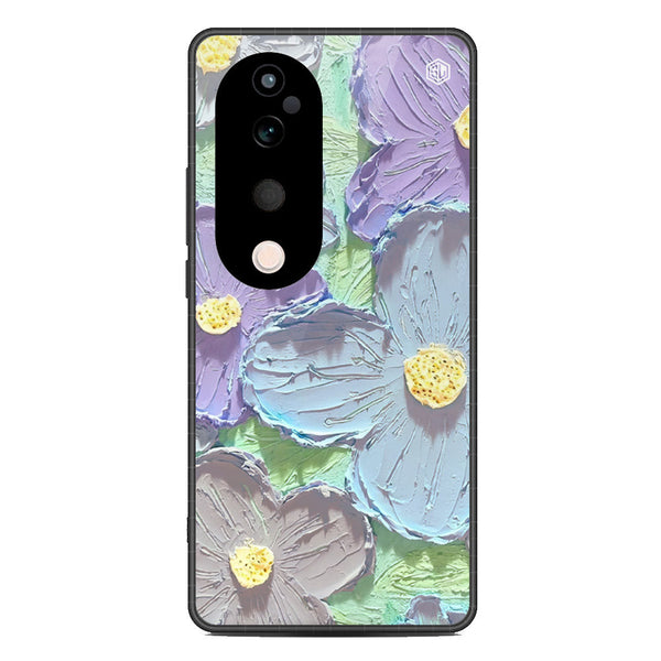 Floral Series Soft Phone Case - Metal Case - Design 1 - Vivo S19 Pro