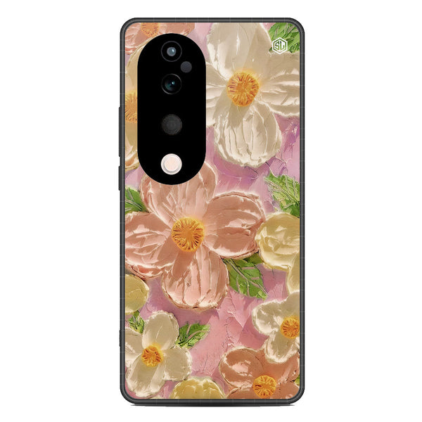 Floral Series Soft Phone Case - Metal Case - Design 11 - Vivo V40 Pro