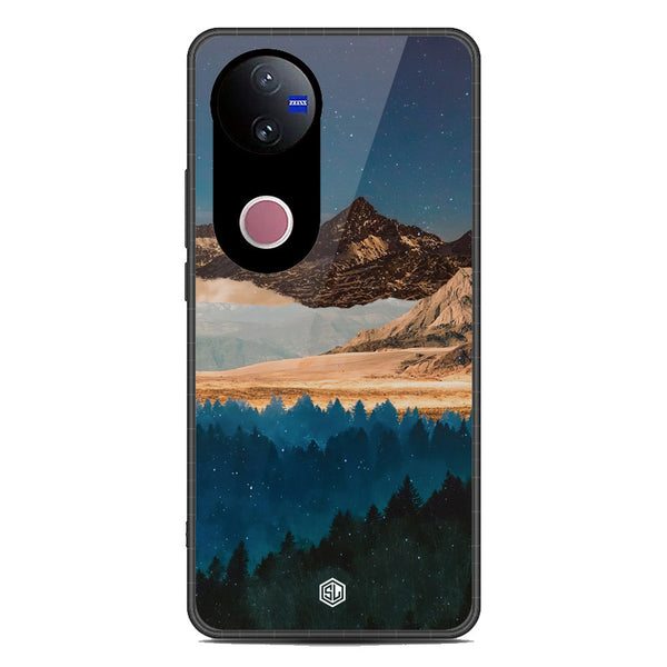 Mountains Wanderlust Series Soft Phone Case - Metal Case - Design 1 - Vivo V50