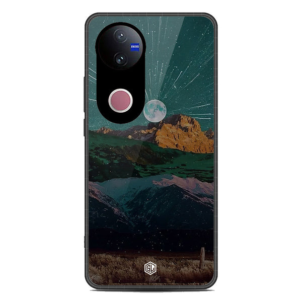 Mountains Wanderlust Series Soft Phone Case - Metal Case - Design 3 - Vivo V50