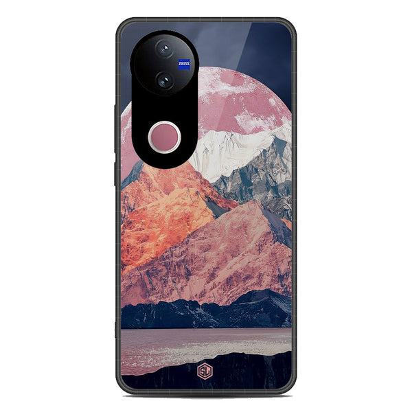 Mountains Wanderlust Series Soft Phone Case - Metal Case - Design 5 - Vivo V50