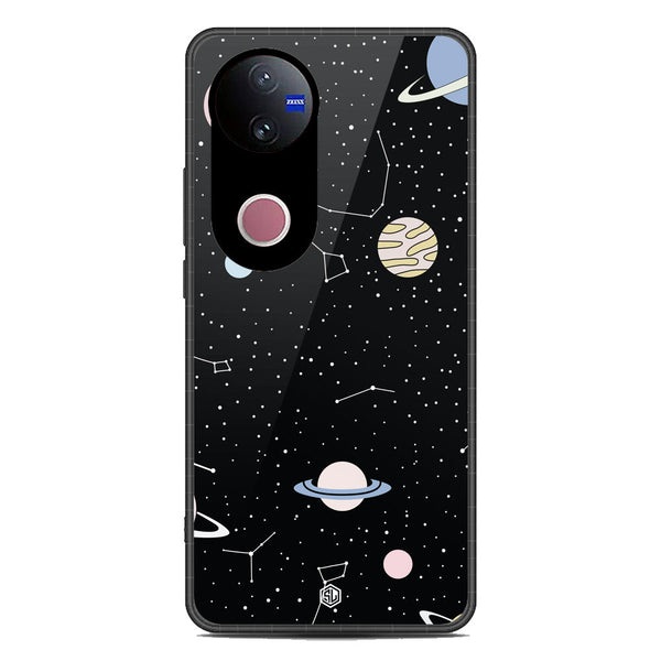 Space Series Soft Phone Case - Metal Case - Design 1 - Vivo V50