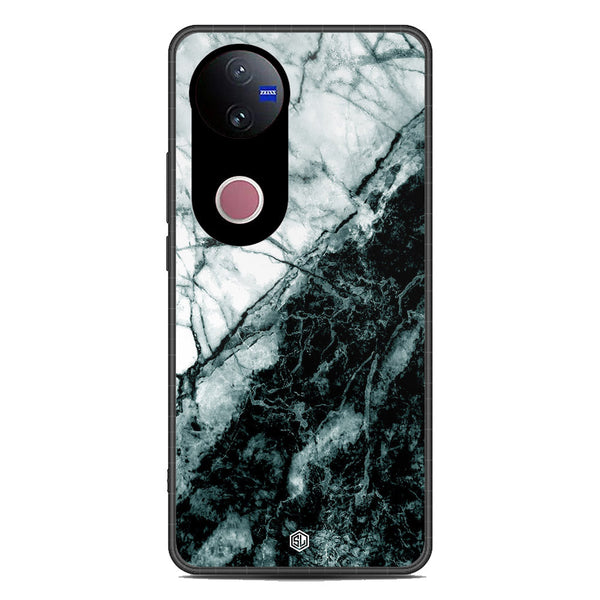 Marble Series Soft Phone Case - Metal Case - Design 6 - Vivo V50
