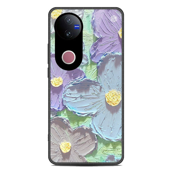 Floral Series Soft Phone Case - Metal Case - Design 1 - Vivo V50