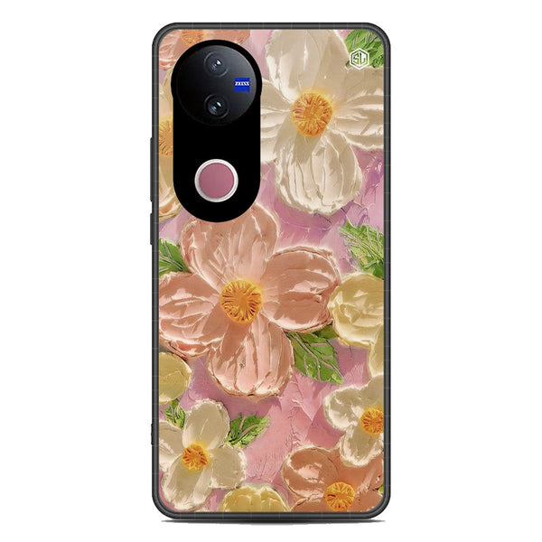 Floral Series Soft Phone Case - Metal Case - Design 11 - Vivo V50