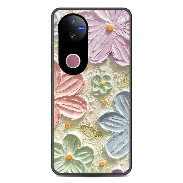 Floral Series Soft Phone Case - Metal Case - Design 15 - Vivo V50
