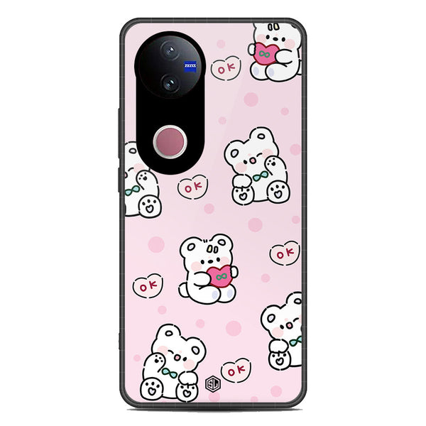 Cute Chic Series Soft Phone Case - Metal Case - Design 1 - Vivo V50