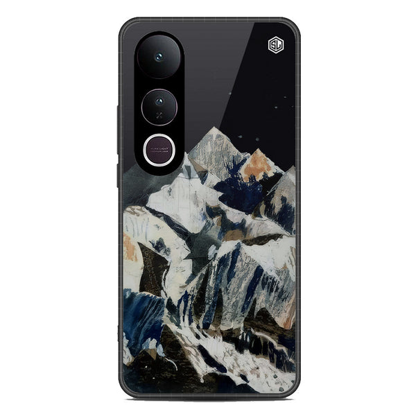 Mountains Wanderlust Series Soft Phone Case - Metal Case - Design 4 - Vivo V50 Lite