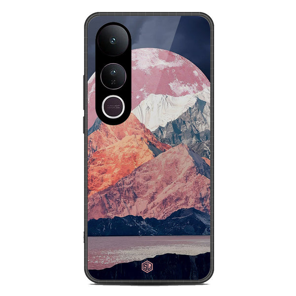 Mountains Wanderlust Series Soft Phone Case - Metal Case - Design 5 - Vivo V50 Lite