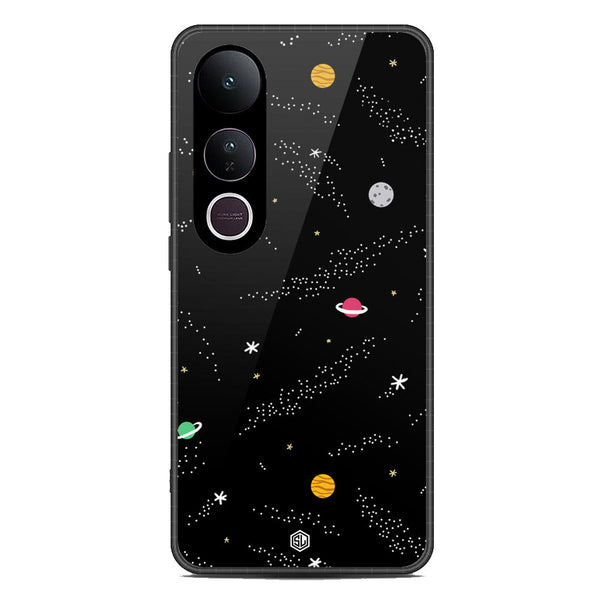Space Series Soft Phone Case - Metal Case - Design 2 - Vivo V50 Lite