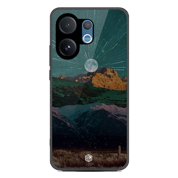 Mountains Wanderlust Series Soft Phone Case - Metal Case - Design 3 - Vivo V60