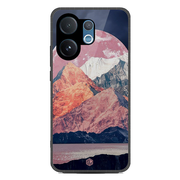 Mountains Wanderlust Series Soft Phone Case - Metal Case - Design 5 - Vivo V60