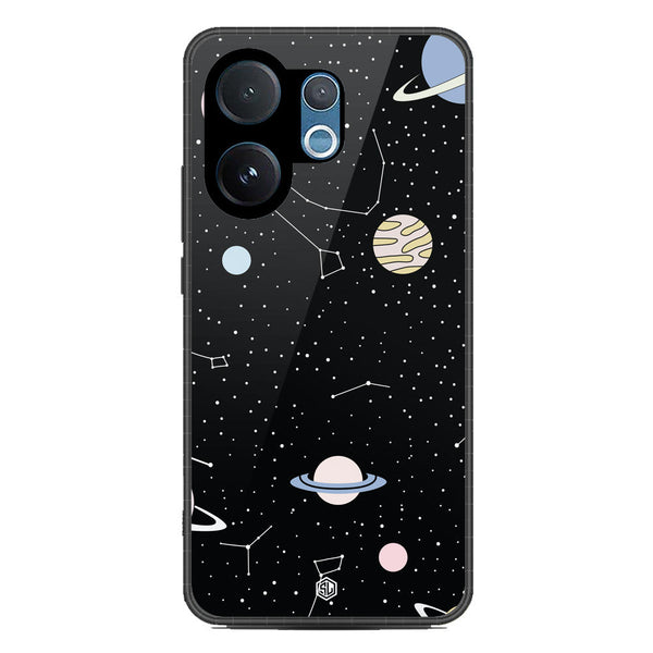 Space Series Soft Phone Case - Metal Case - Design 1 - Vivo V60
