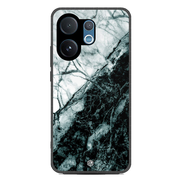Marble Series Soft Phone Case - Metal Case - Design 6 - Vivo V60