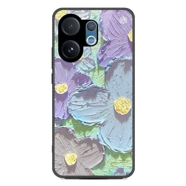 Floral Series Soft Phone Case - Metal Case - Design 1 - Vivo V60