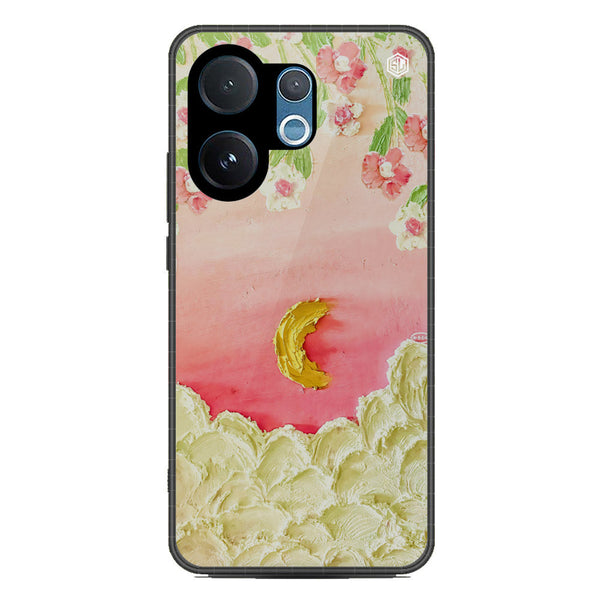 Floral Series Soft Phone Case - Metal Case - Design 7 - Vivo V60