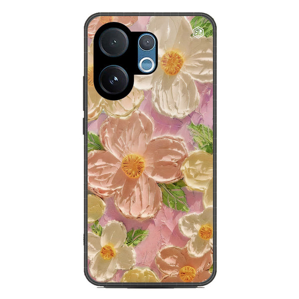 Floral Series Soft Phone Case - Metal Case - Design 11 - Vivo V60