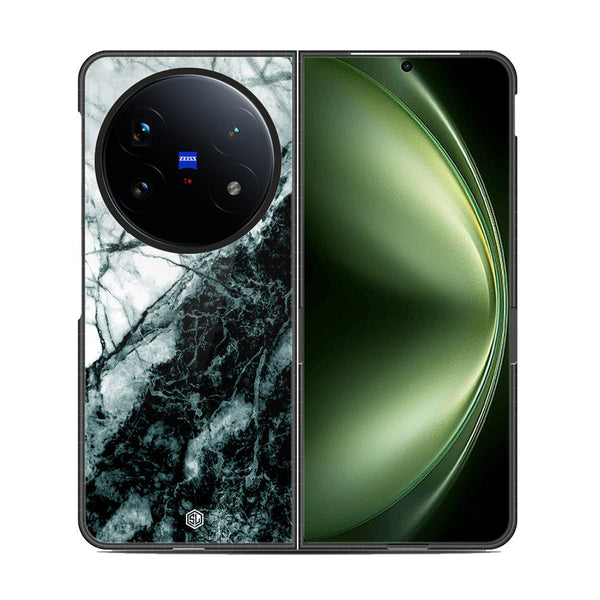 Marble Series Soft Phone Case - Metal Case - Design 6 - Vivo X Fold 5