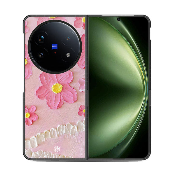 Floral Series Soft Phone Case - Metal Case - Design 2 - Vivo X Fold 5