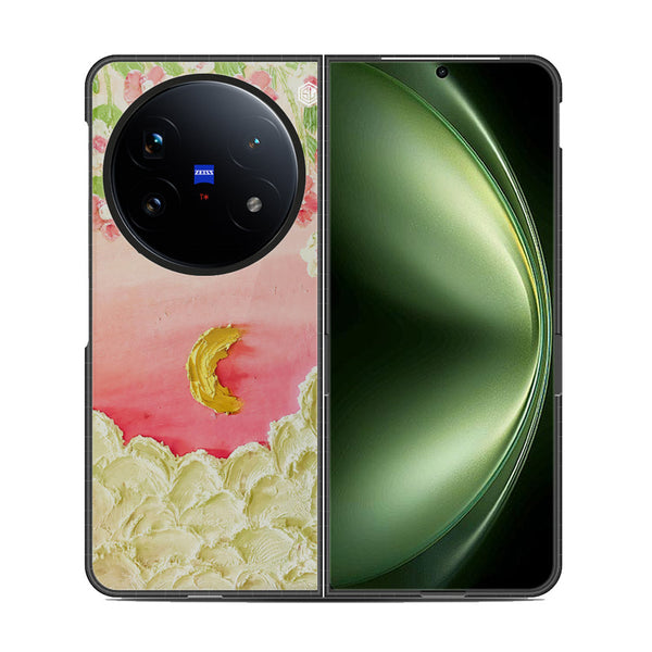 Floral Series Soft Phone Case - Metal Case - Design 7 - Vivo X Fold 5