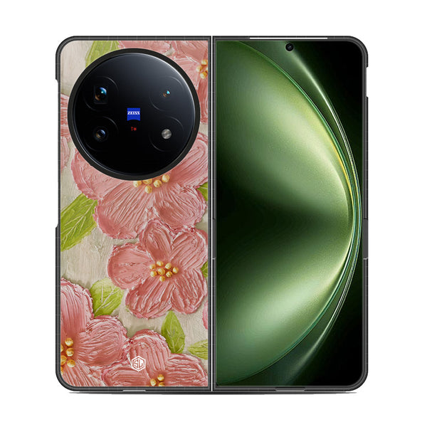 Floral Series Soft Phone Case - Metal Case - Design 9 - Vivo X Fold 5