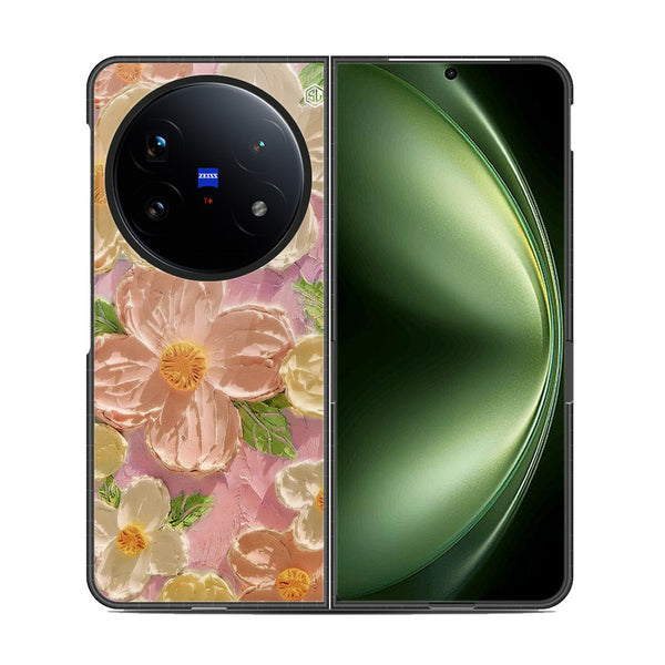 Floral Series Soft Phone Case - Metal Case - Design 11 - Vivo X Fold 5