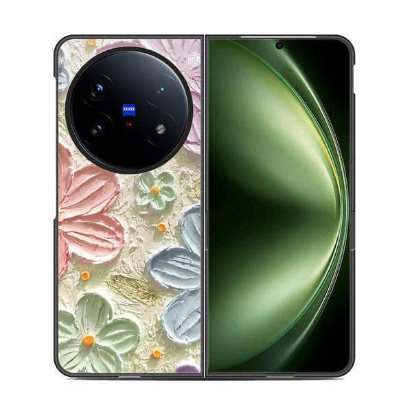 Floral Series Soft Phone Case - Metal Case - Design 15 - Vivo X Fold 5