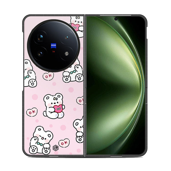Cute Chic Series Soft Phone Case - Metal Case - Design 1 - Vivo X Fold 5