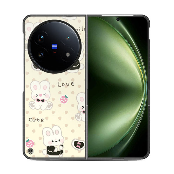Cute Chic Series Soft Phone Case - Metal Case - Design 4 - Vivo X Fold 5