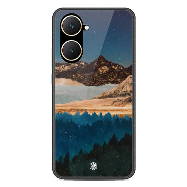 Mountains Wanderlust Series Soft Phone Case - Premium Glass Case - Design 1 - Vivo Y03