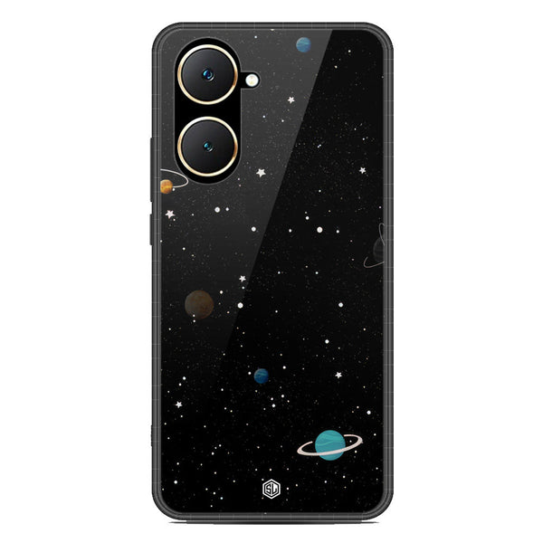 Space Series Soft Phone Case - Premium Glass Case - Design 3 - Vivo Y18