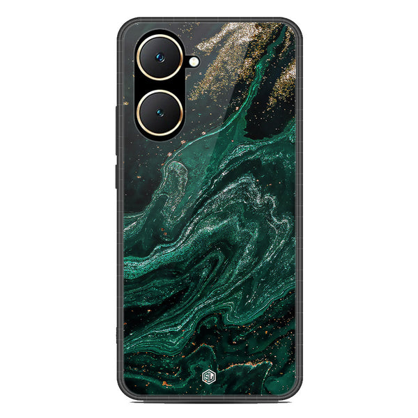 Marble Series Soft Phone Case - Premium Glass Case - Design 3 - Vivo Y03