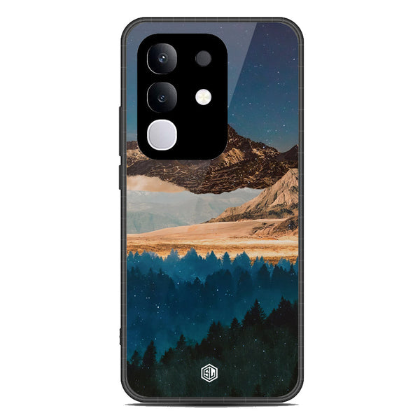 Mountains Wanderlust Series Soft Phone Case - Metal Case - Design 1 - Vivo Y29 4G