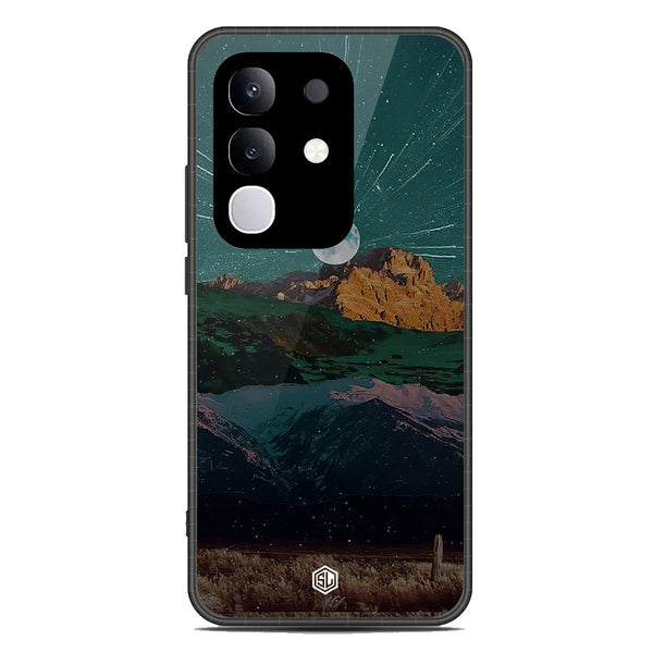 Mountains Wanderlust Series Soft Phone Case - Metal Case - Design 3 - Vivo Y29 4G