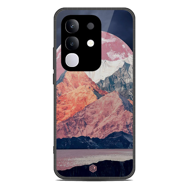 Mountains Wanderlust Series Soft Phone Case - Metal Case - Design 5 - Vivo Y29 4G