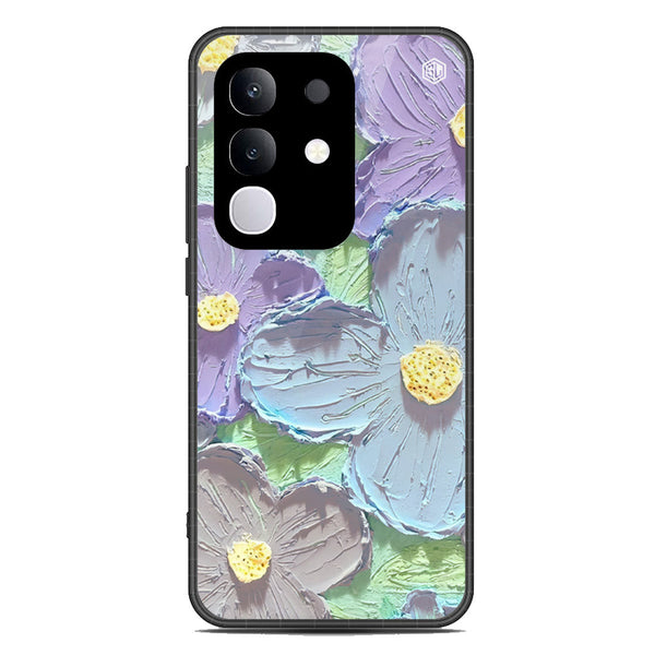 Floral Series Soft Phone Case - Metal Case - Design 1 - Vivo Y29 4G