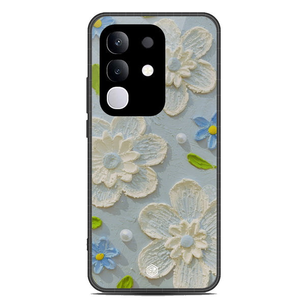 Floral Series Soft Phone Case - Metal Case - Design 3 - Vivo Y29 4G