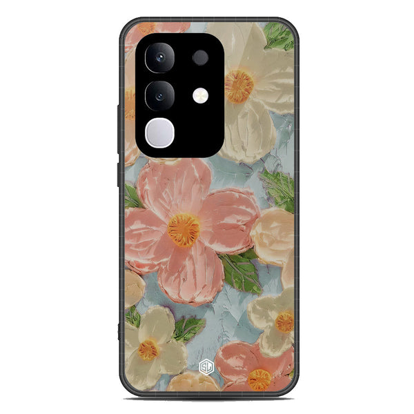 Floral Series Soft Phone Case - Metal Case - Design 16 - Vivo Y29 4G