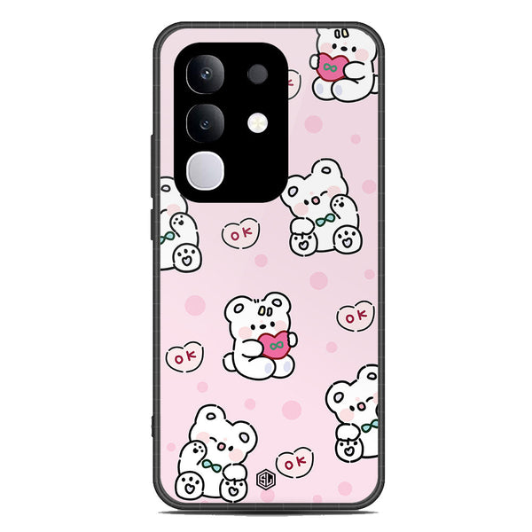 Cute Chic Series Soft Phone Case - Metal Case - Design 1 - Vivo Y29 4G