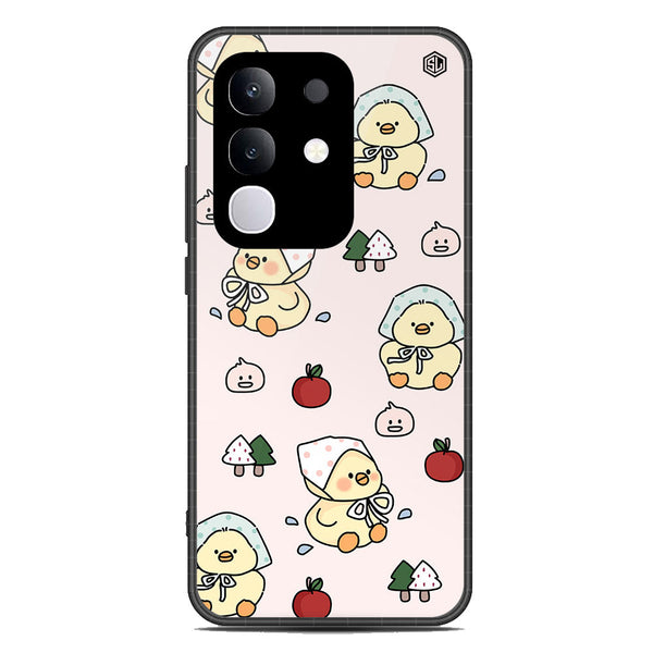 Cute Chic Series Soft Phone Case - Metal Case - Design 2 - Vivo Y29 4G