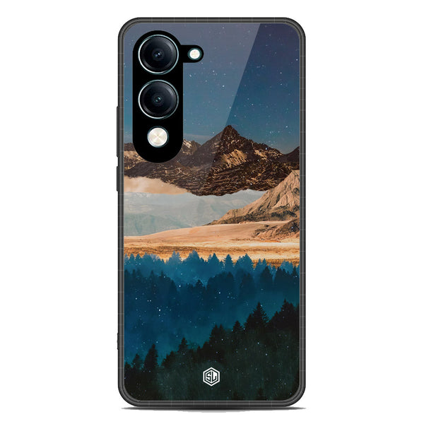 Mountains Wanderlust Series Soft Phone Case - Metal Case - Design 1 -Vivo Y04