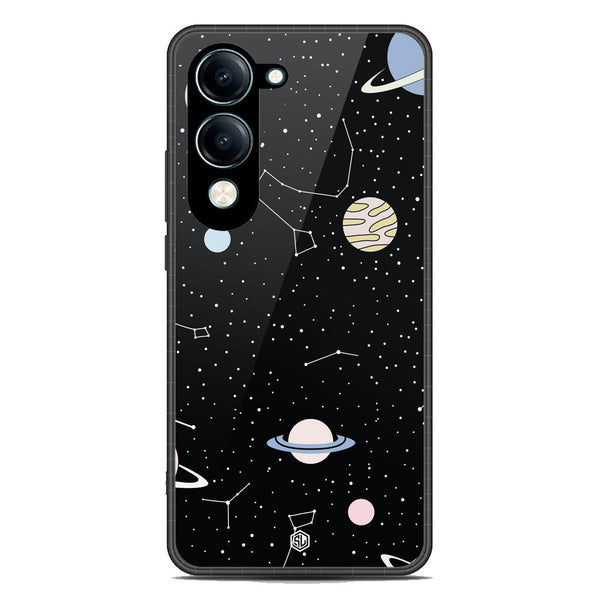 Space Series Soft Phone Case - Metal Case - Design 1 -Vivo Y04