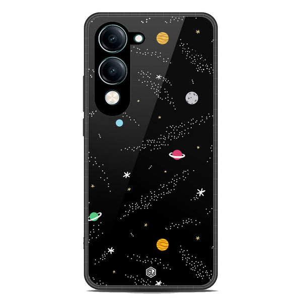Space Series Soft Phone Case - Metal Case - Design 2 -Vivo Y04