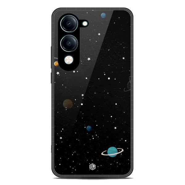 Space Series Soft Phone Case - Metal Case - Design 3 -Vivo Y04