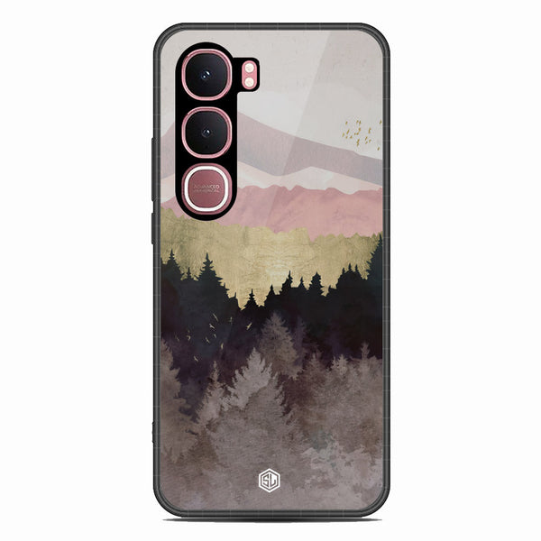 Mountains Wanderlust Series Soft Phone Case - Glass Case - Design 2 - Vivo Y31 5G