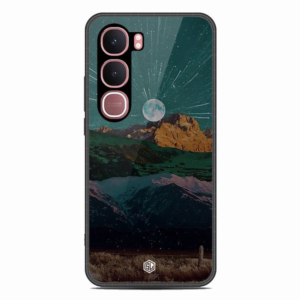Mountains Wanderlust Series Soft Phone Case - Glass Case - Design 3 - Vivo Y31 5G