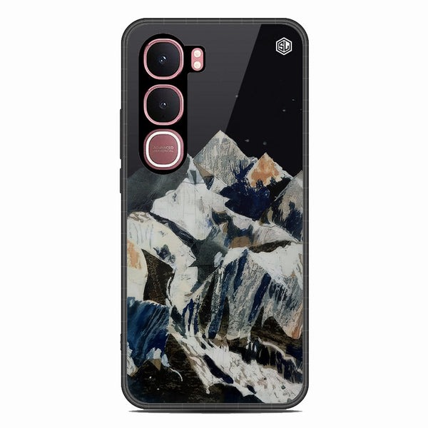 Mountains Wanderlust Series Soft Phone Case - Glass Case - Design 4 - Vivo Y31 5G